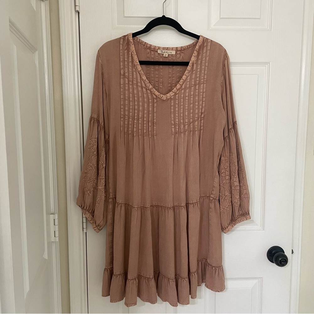 Solitaire  Boho Blush Tunic Top